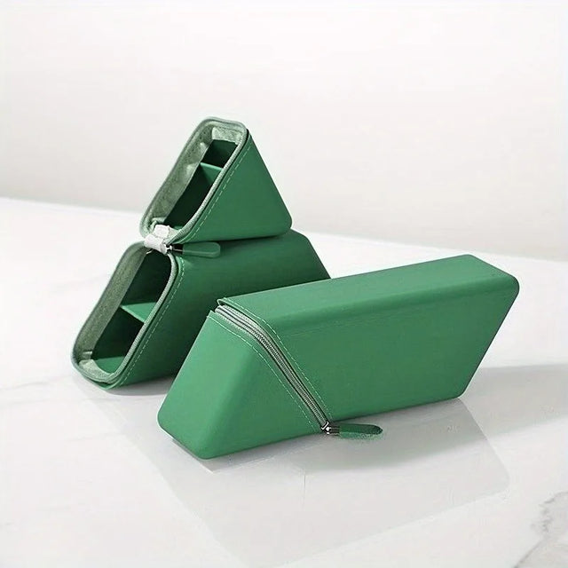 Folding Silicone Pencil Case & Desk Pen Cup