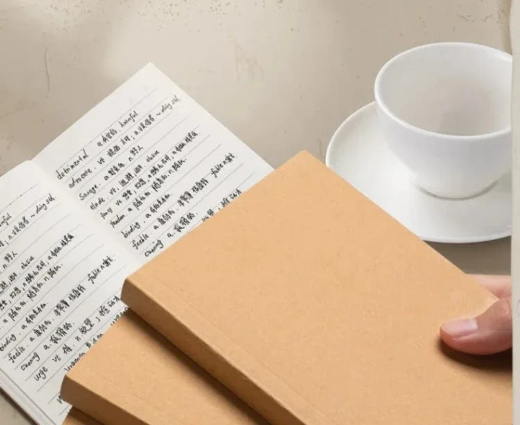 Lined Pocket Notebook — Kraft Cover, 256 Pages