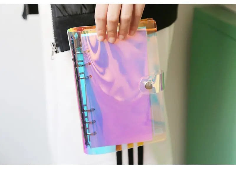 Iridescent A5 Six-Ring Binder Cover