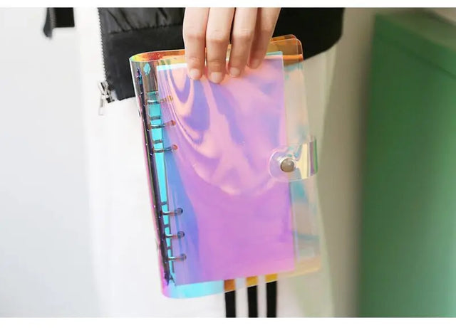 Iridescent A5 Six-Ring Binder Cover