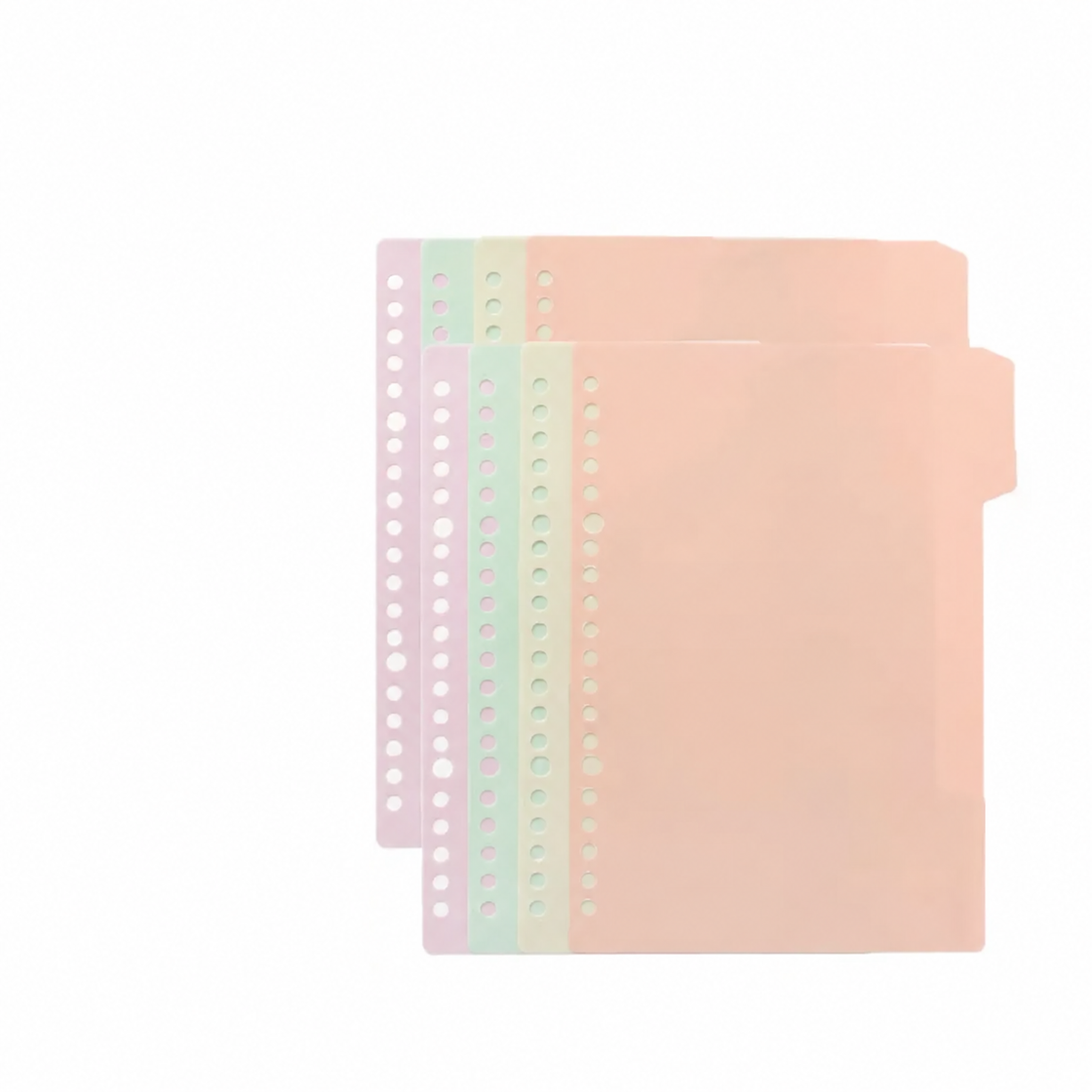A5 Pastel Binder Dividers — Set of 8