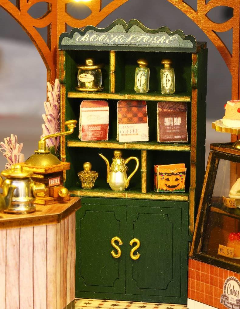 Flower House Coffee Shop DIY Miniature House Kit - DIYION