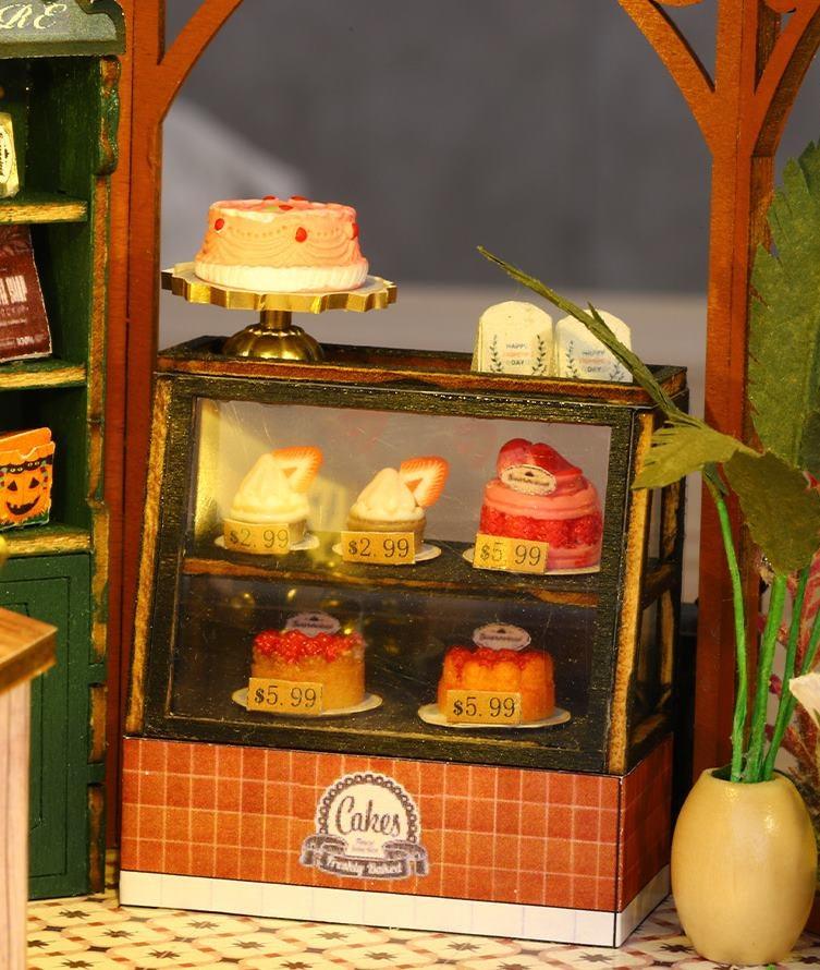 Flower House Coffee Shop DIY Miniature House Kit - DIYION
