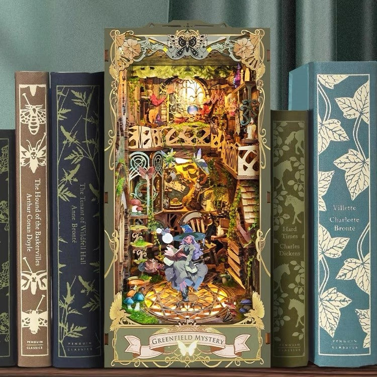 Green Fairyland DIY Book Nook Kit - DIYION