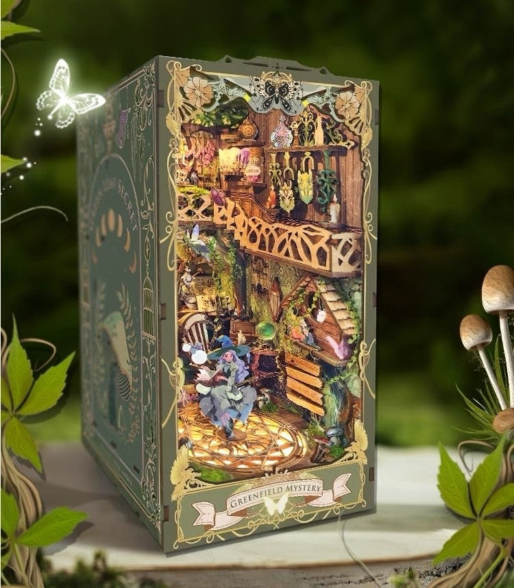 Green Fairyland DIY Book Nook Kit - DIYION