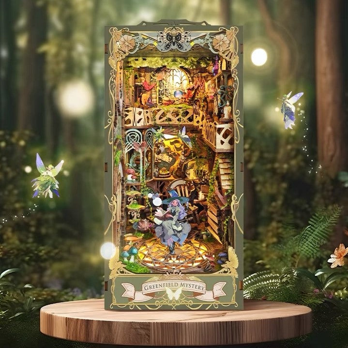 Green Fairyland DIY Book Nook Kit - DIYION