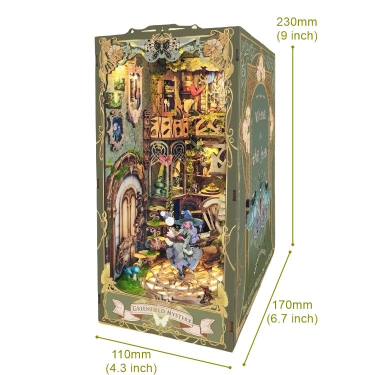 Green Fairyland DIY Book Nook Kit - DIYION