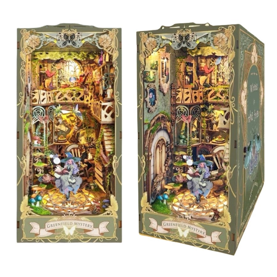 Green Fairyland DIY Book Nook Kit - DIYION