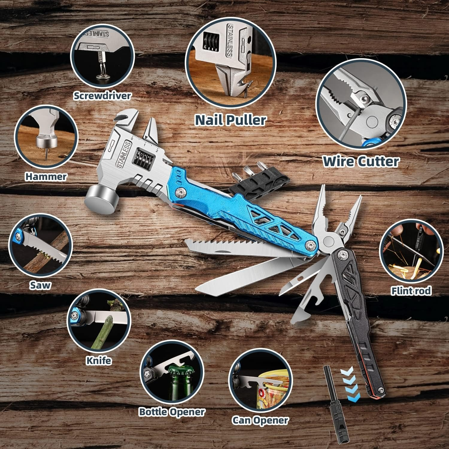 Diyion™ | 18 In 1 Multifunctional Wrench Hammer