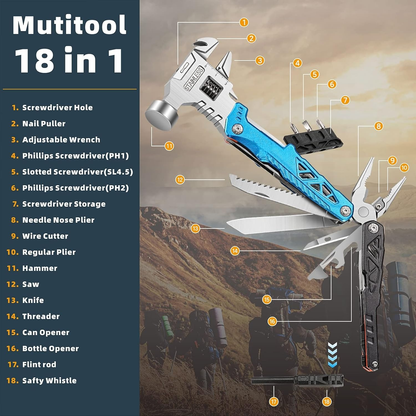 Diyion™ | 18 In 1 Multifunctional Wrench Hammer