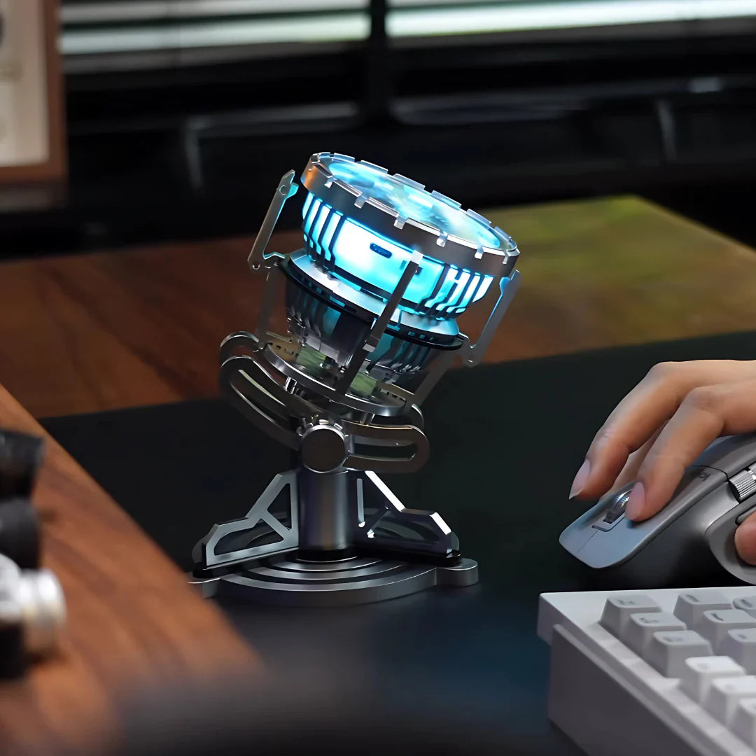 Diyion motorized display light with palladium energy plate inserted into the illuminated core