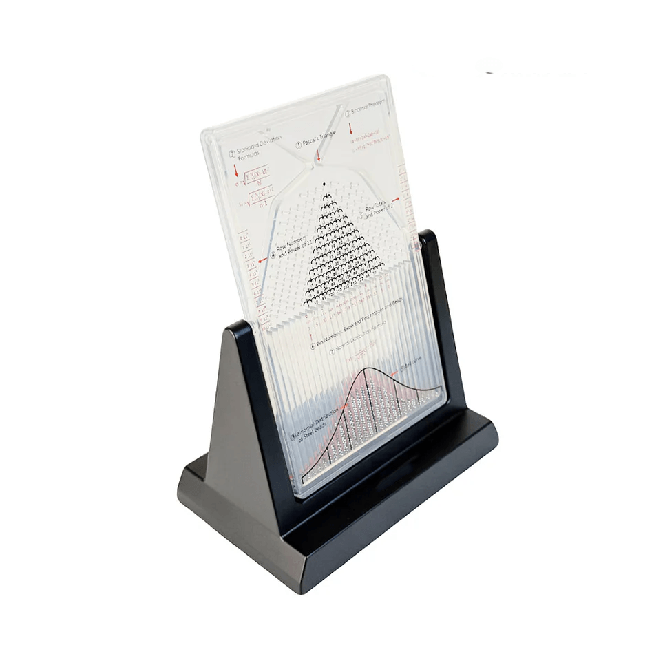 Diyion Galton Board with clear acrylic frame and about 3,000 beads for visual probability demonstrations