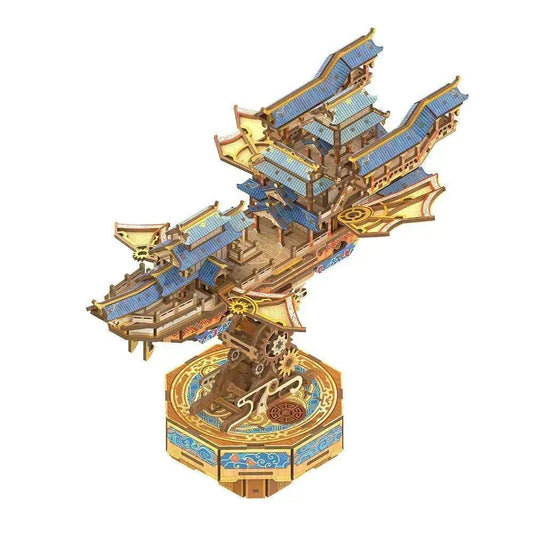 Diyion™ | Sailing In Fog - 3D Mechanical Airship Puzzle - Diyion