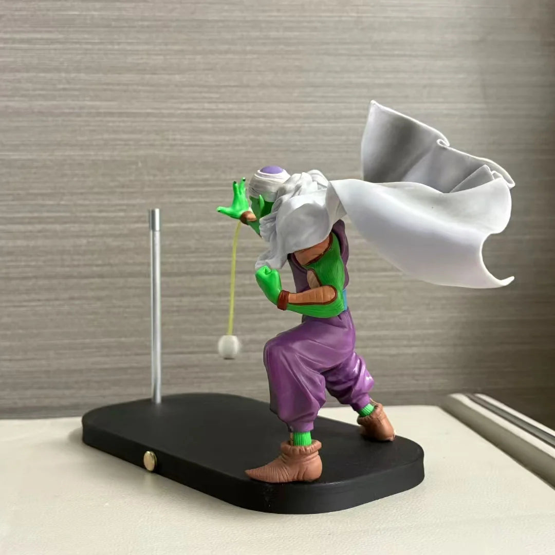 Diyion Dragon Ball Z Piccolo magnetic light beam figurine with blue LED energy beam levitating from base