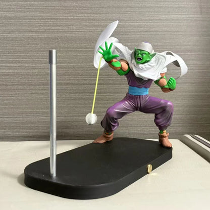 Diyion Dragon Ball Z Piccolo magnetic light beam figurine with blue LED energy beam levitating from base