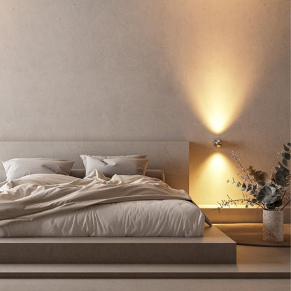 OrbLume – LED Wall Light with Rotation and Remote