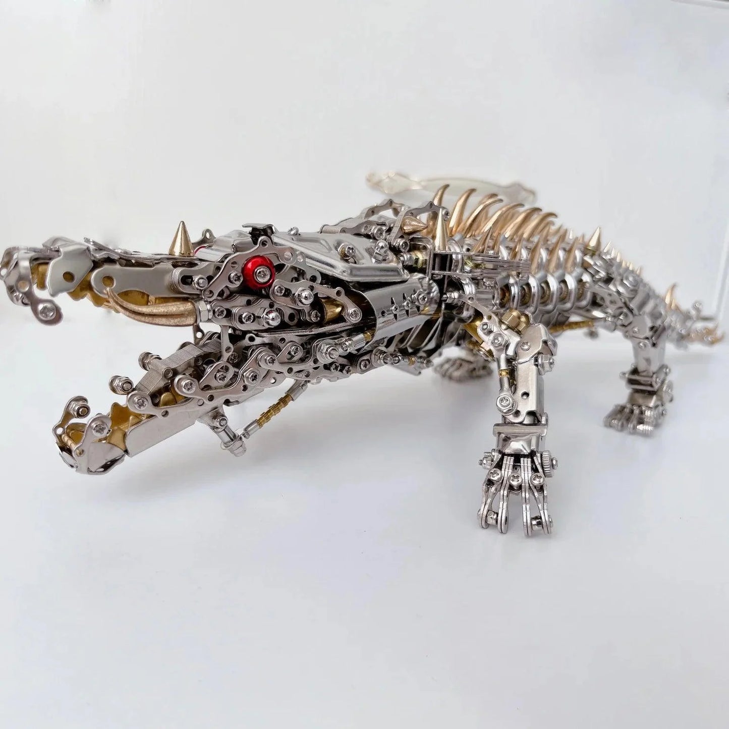 Diyion™ | Mechanical Crocodile Metal Sculpture - Diyion