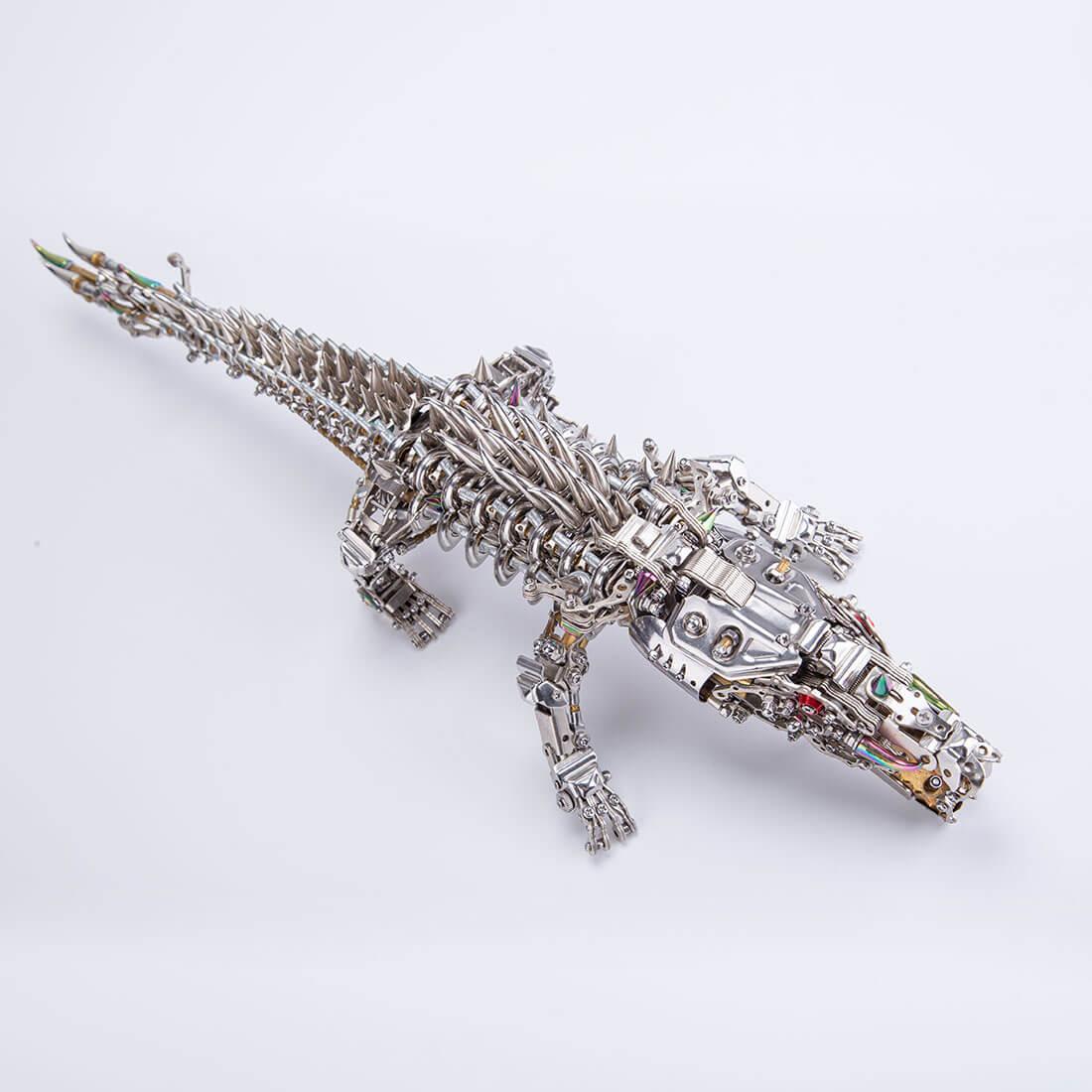 Diyion™ | Mechanical Crocodile Metal Sculpture - Diyion