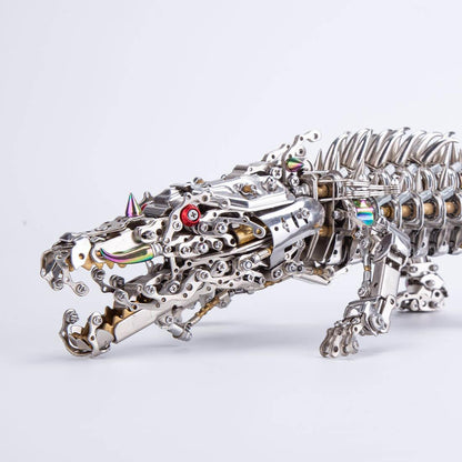 Diyion™ | Mechanical Crocodile Metal Sculpture - Diyion