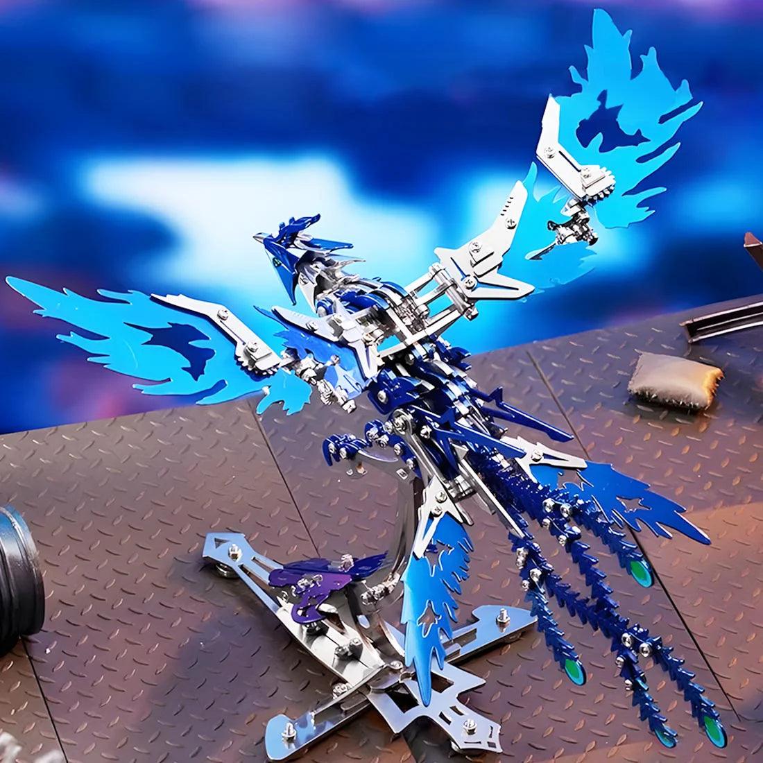 Diyion™ | Phoenix Rising 3D Mechanical Stainless Steel Bionic Assembly Kit - Diyion