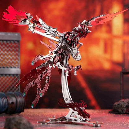 Diyion™ | Phoenix Rising 3D Mechanical Stainless Steel Bionic Assembly Kit - Diyion