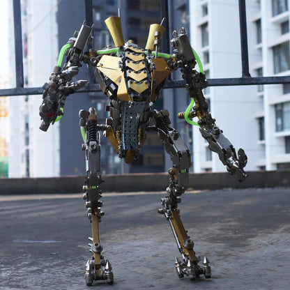 Diyion™ | DIY XIA-A Metal Future Mech Model with Articulated Joints & Lights - Diyion