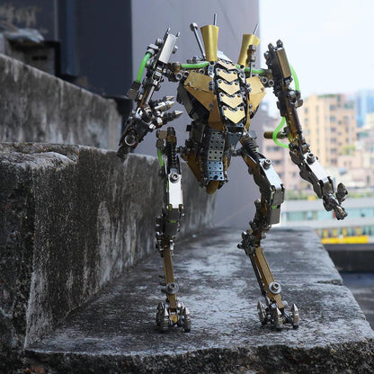 Diyion™ | DIY XIA-A Metal Future Mech Model with Articulated Joints & Lights - Diyion