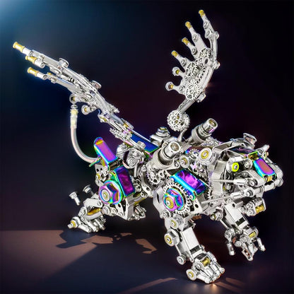 Diyion™ | Mechanical Winged Tiger 3D Metal Puzzle 700+ Pieces - Diyion