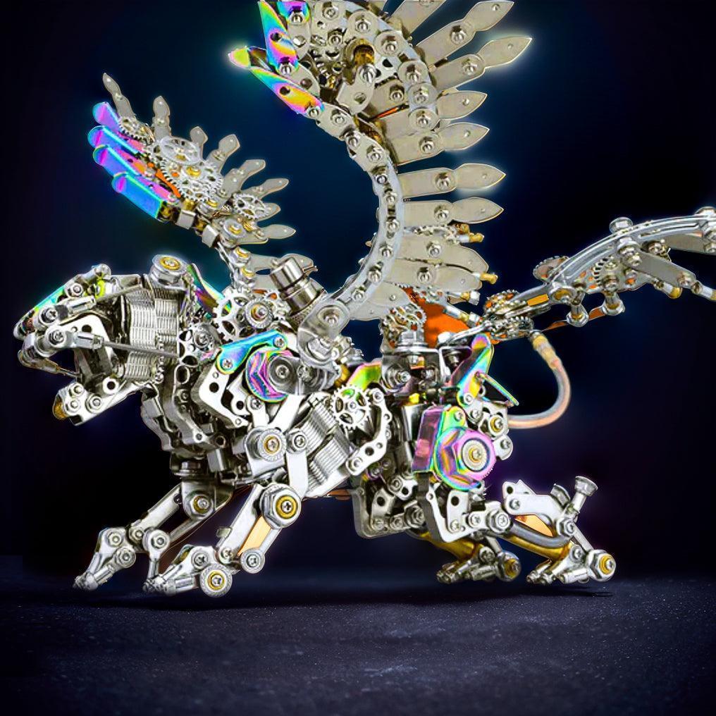 Diyion™ | Mechanical Winged Tiger 3D Metal Puzzle 700+ Pieces - Diyion