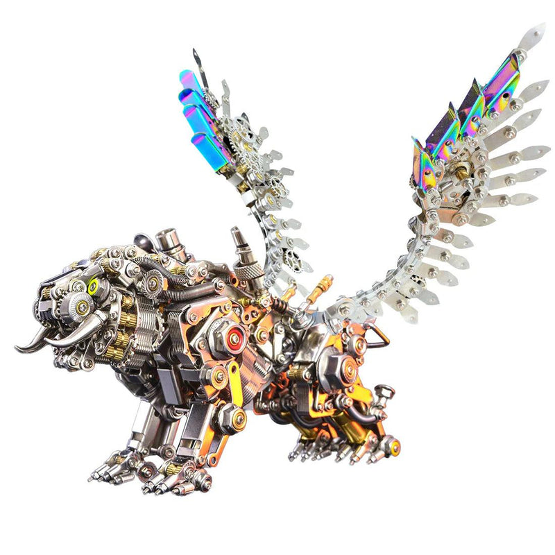 Diyion™ | Mechanical Winged Tiger 3D Metal Puzzle 700+ Pieces - Diyion
