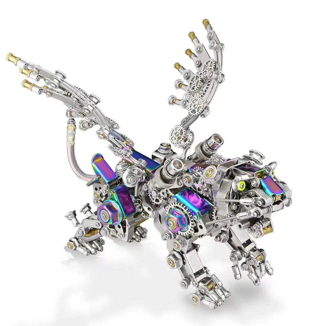 Diyion™ | Mechanical Winged Tiger 3D Metal Puzzle 700+ Pieces - Diyion