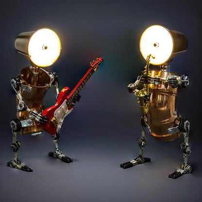 Diyion™ | DIY 3D Metal Steampunk Hand-Assembled Robot Band Model - Diyion