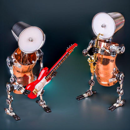 Diyion™ | DIY 3D Metal Steampunk Hand-Assembled Robot Band Model - Diyion