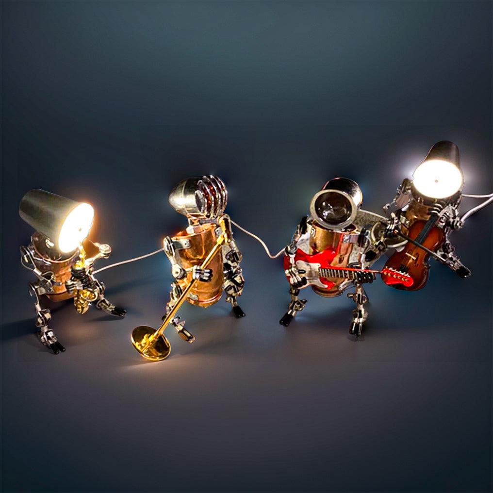 Diyion™ | DIY 3D Metal Steampunk Hand-Assembled Robot Band Model - Diyion