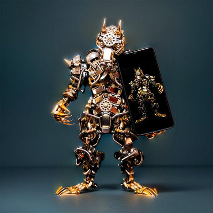 Diyion™ | ALPHA HUNTER 3D Metal Wolfman Model Kit - Diyion