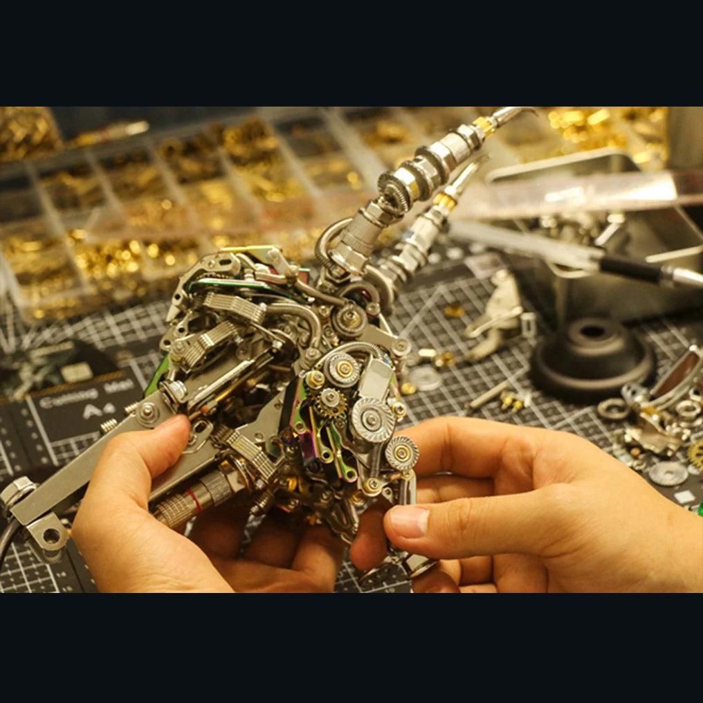 Diyion™ | DIY 3D Metal Mechanical Bull Animal Model Assembly Kit 1087Pcs - Diyion