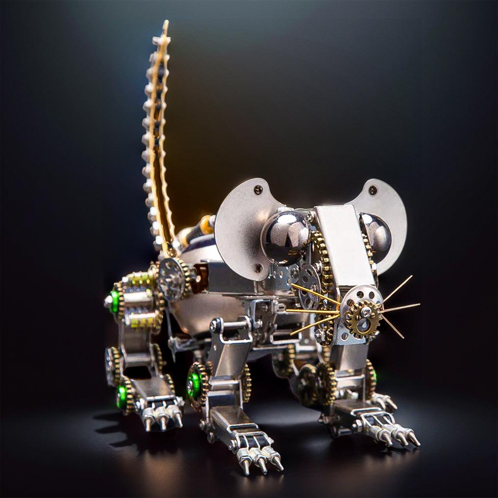 Diyion™ | DIY 3D Metal Mechanical Puzzle Easter Mouse Assembly Animal Model Kit-525PCS - Diyion