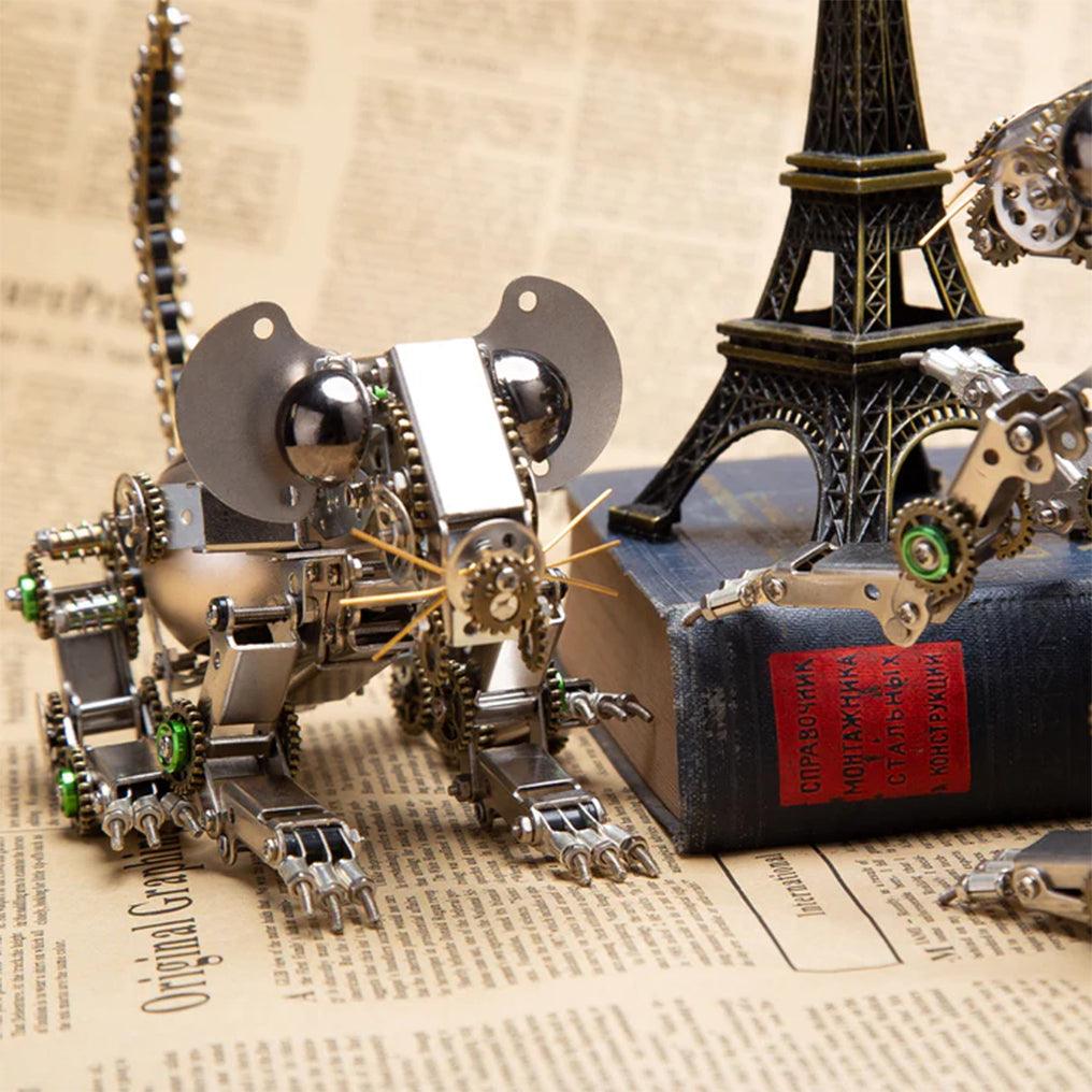 Diyion™ | DIY 3D Metal Mechanical Puzzle Easter Mouse Assembly Animal Model Kit-525PCS - Diyion