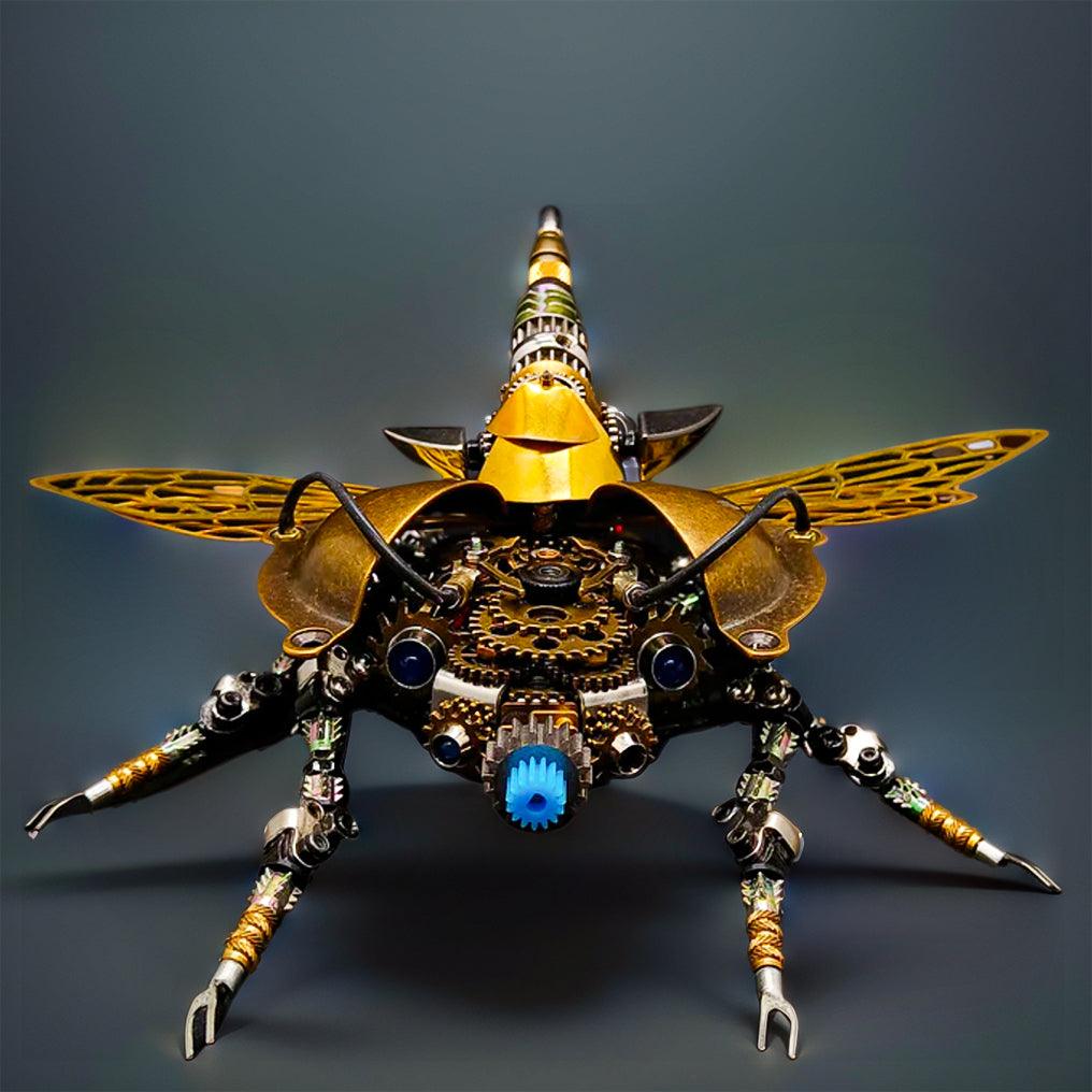 Diyion™ | DIY 3D Metal Mechanical Rotatable Beetle Assembly Puzzle Model Kit - Diyion