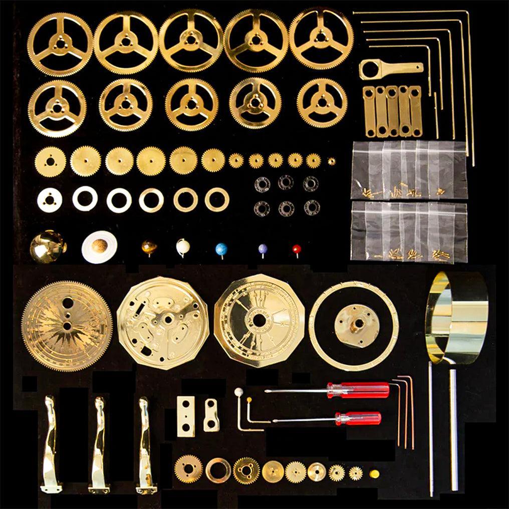 Diyion™ | DIY 3D Metal Orrery Solar System Eight Planet Model Kit - 200Pcs - Diyion