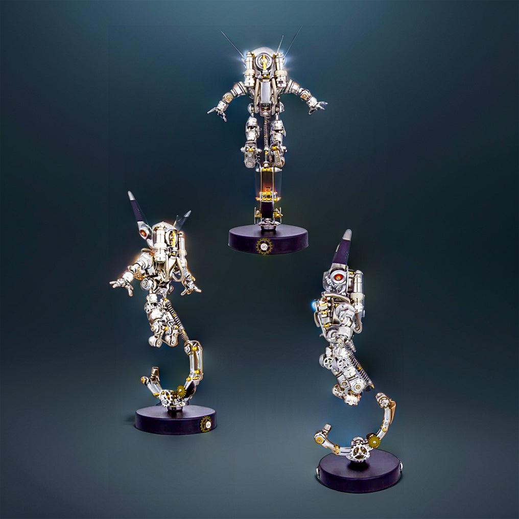 Diyion™ | COSMIC GUARDIAN 3D Metal Astronaut Rabbit Model Kit - Diyion