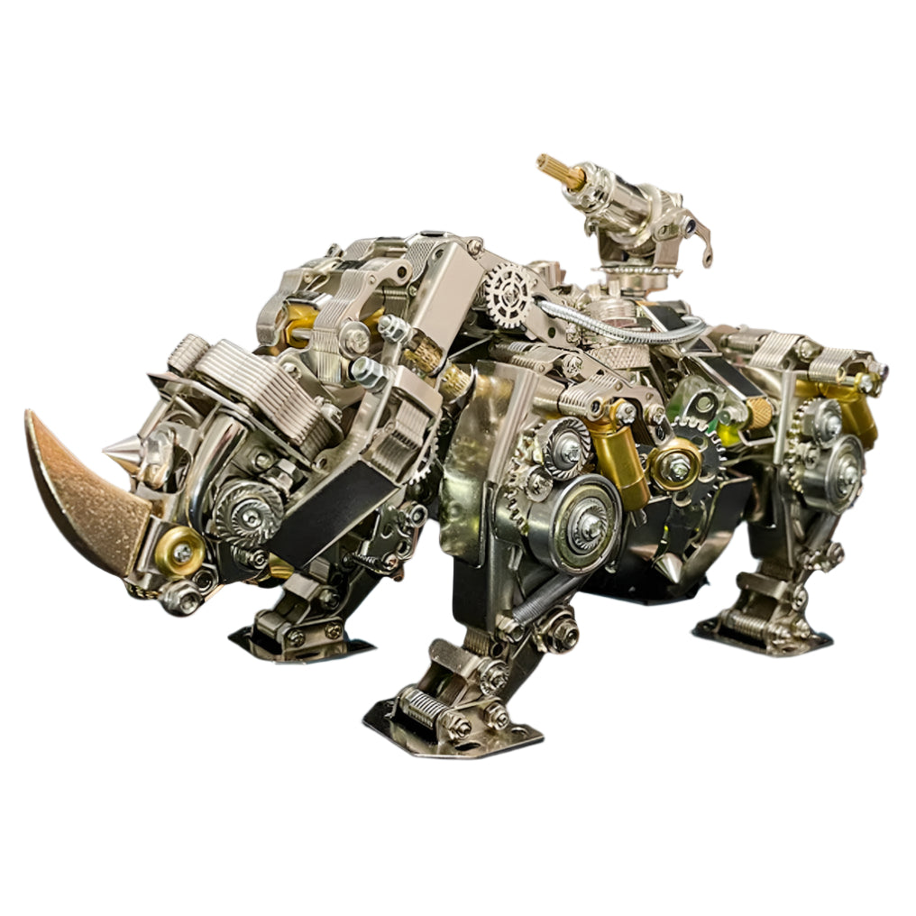 Diyion™ | Steampunk Siege Mechanical Rhino - DIY Assembly Kit - Diyion