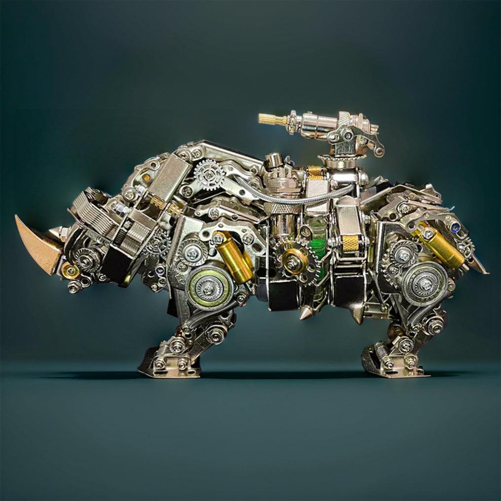 Diyion™ | Steampunk Siege Mechanical Rhino - DIY Assembly Kit - Diyion