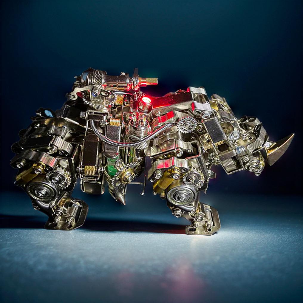 Diyion™ | Steampunk Siege Mechanical Rhino - DIY Assembly Kit - Diyion