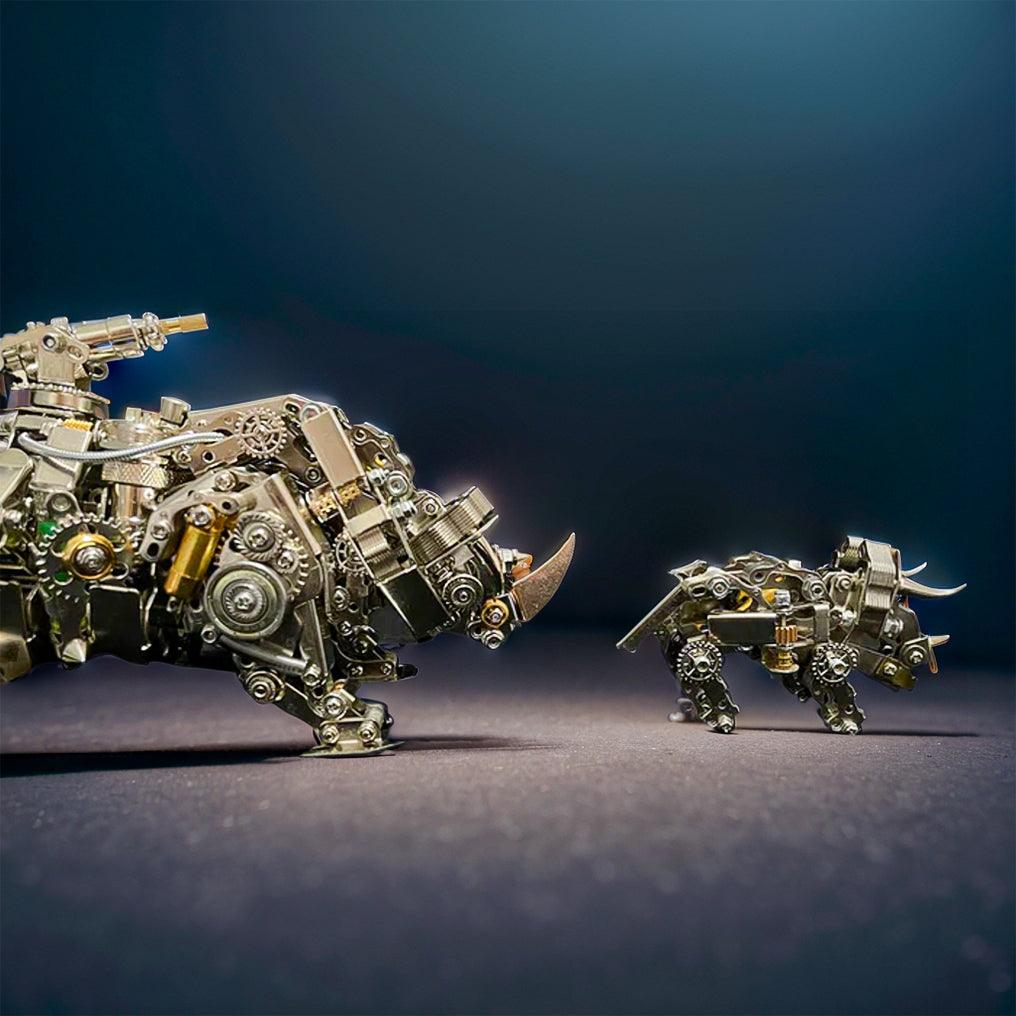 Diyion™ | Steampunk Siege Mechanical Rhino - DIY Assembly Kit - Diyion