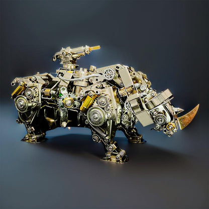 Diyion™ | Steampunk Siege Mechanical Rhino - DIY Assembly Kit - Diyion