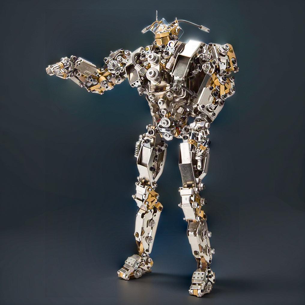 Diyion™ | DIY 3D Steampunk Protoss Mecha Metal Model With Lights-1020+PCS - Diyion