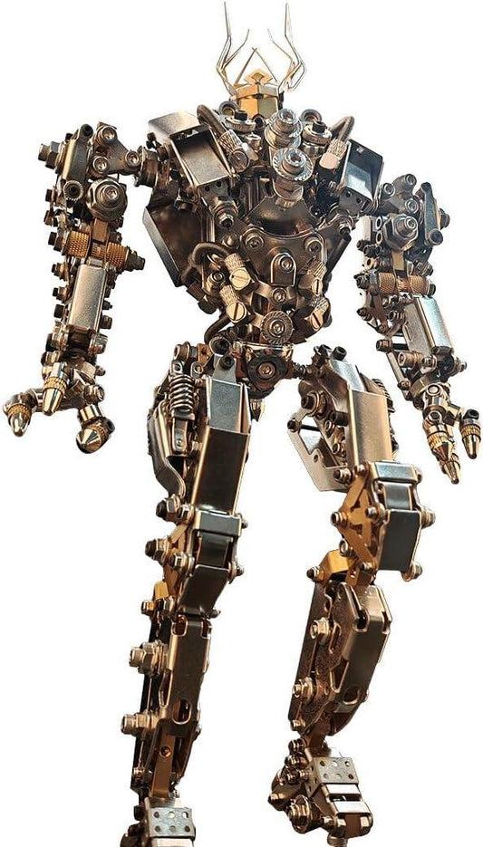 Diyion™ | DIY 3D Steampunk Protoss Mecha Metal Model With Lights-1020+PCS - Diyion