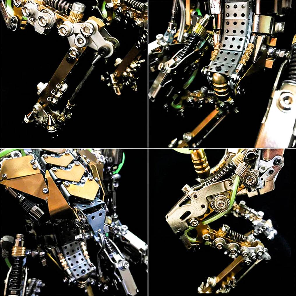 Diyion™ | DIY XIA-A Metal Future Mech Model with Articulated Joints & Lights - Diyion