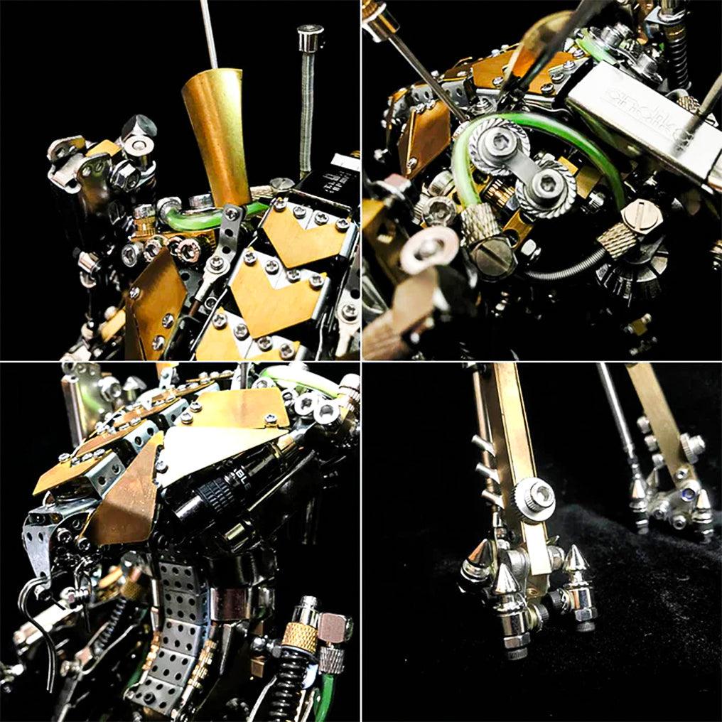 Diyion™ | DIY XIA-A Metal Future Mech Model with Articulated Joints & Lights - Diyion